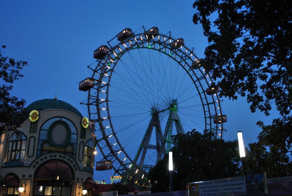 Riesenrad, no Parque Prater
