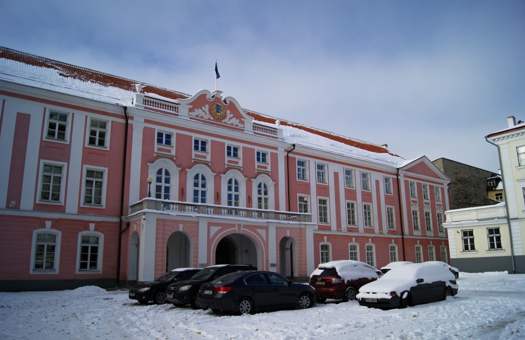 Sede do parlamento estoniano, no Castelo de Toompea