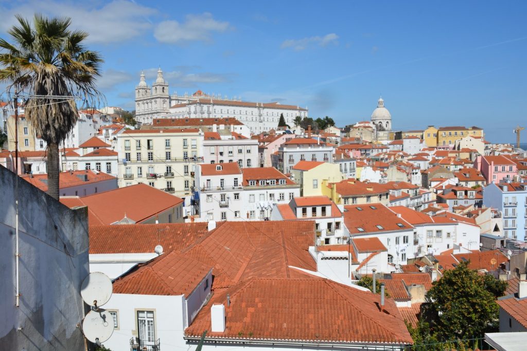 Vista do Miradouro Portas do Sol