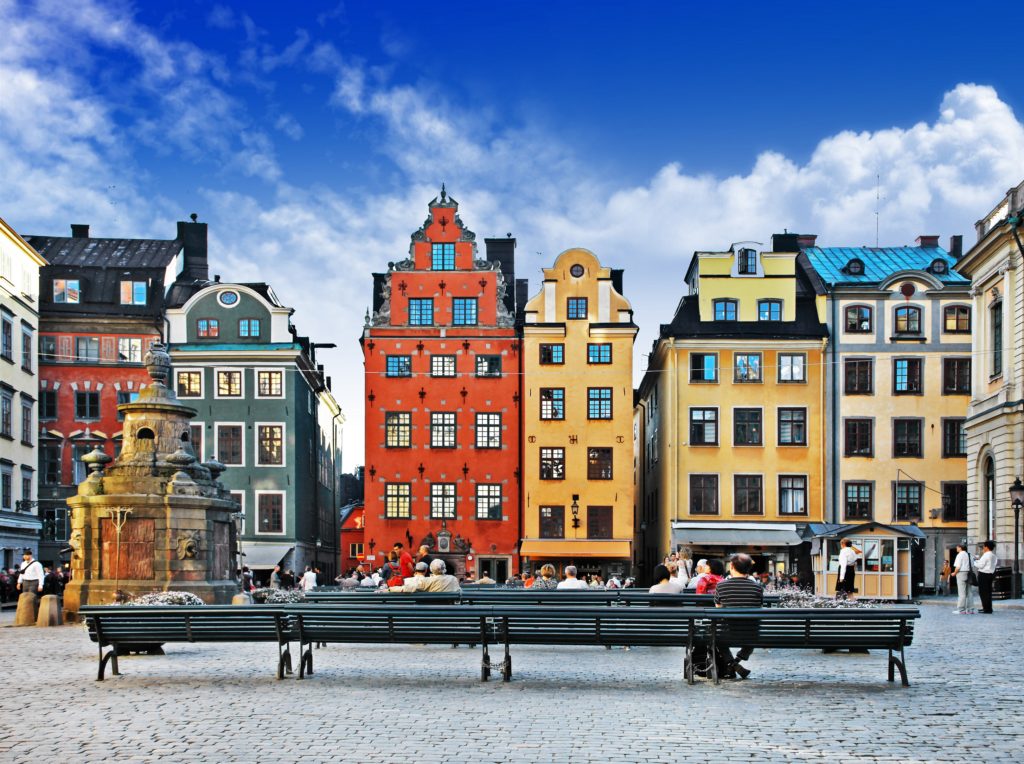 A colorida Gamla Stan