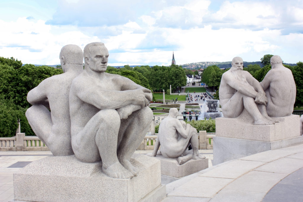 Esculturas de Vigeland localizadas no parque