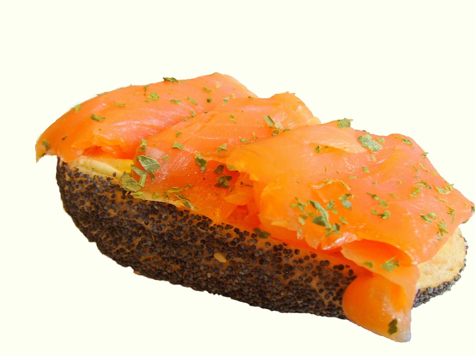 Røkt Laks, salmão defumado.